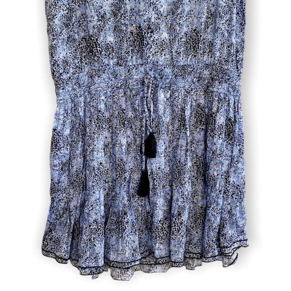 Poupette St. Barth Hana Mini Dress, Size M, Blue print, NWT - Picture 5 of 15